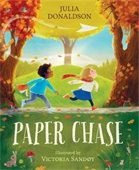 Book cover for Paper Chase by Julia Donaldson.