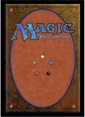 An image of the back of a magic card.