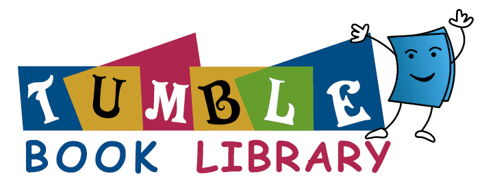 Multicolored logo for TumbleBook Library.