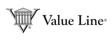 Black and white logo for Value Line.